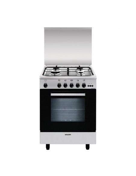 CUCINE CON FORNO A GAS: vendita online Glem Gas A654VI cucina Stainless steel A in offerta