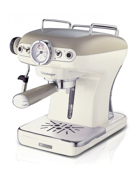 MACCHINE CAFFE' ESPRESSO: vendita online Ariete 1389, Macchina per Caffè Espresso Vintage, 850 W, Beige in offerta