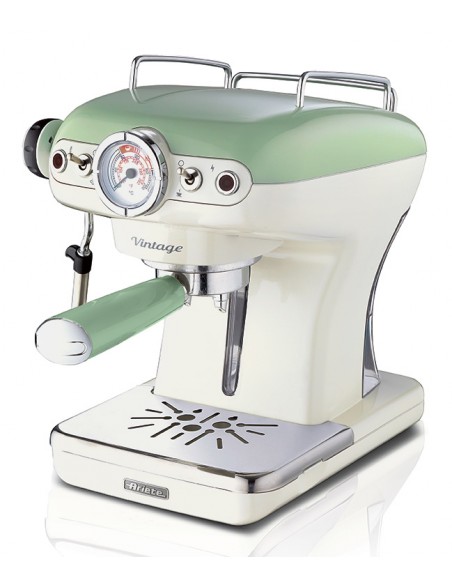 MACCHINE CAFFE' ESPRESSO: vendita online Ariete 1389, Macchina per Caffè Espresso Vintage, 850 W, Verde in offerta