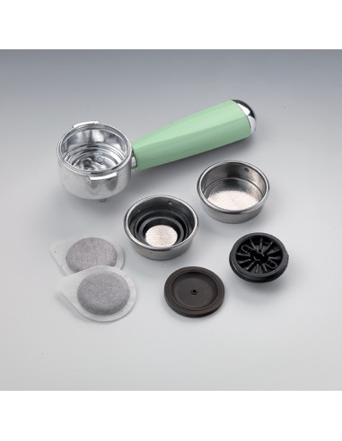 MACCHINE CAFFE' ESPRESSO: vendita online ARIETE 1389/1 ESPRESSO VINTAGE VERDE in offerta