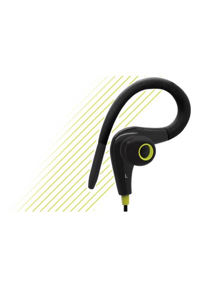 MySound Auricolare sport micr. In-ear, nero/giallo in offerta su Ov