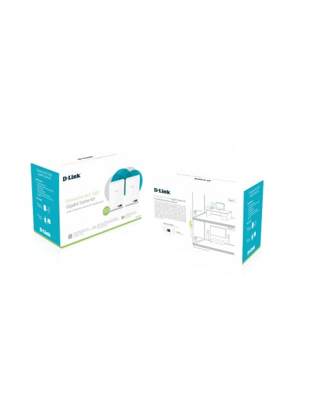 MODEM ROUTER: vendita online D-Link DHP-601AV adattatore di rete PowerLine Collegamento ethernet LAN Bianco 2 pz in offerta