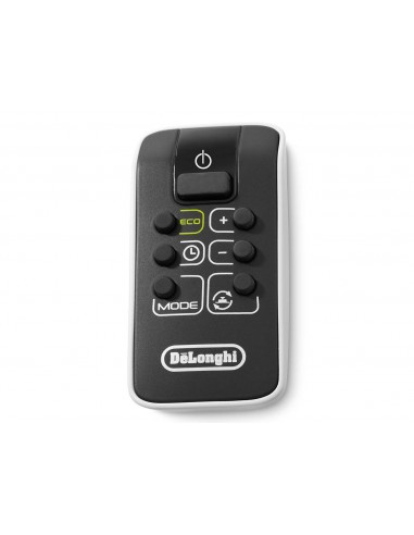 TERMOVENTILATORI: vendita online De’Longhi HFX65V20 Interno Nero, Bianco 2000 W Riscaldatore ambiente elettrico con ventilato...
