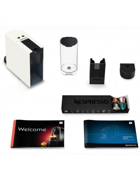 MACCHINE CAFFE' ESPRESSO: vendita online KRUPS XN1101K MACCHINA CAFFE'   NESPRESSO ESSENZA MINI PURE WHITE in offerta