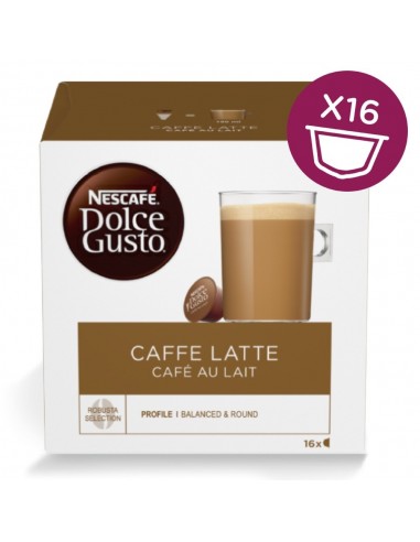 CAPSULE CAFFE': vendita online Nescafé Dolce Gusto Caffelatte 16 Capsule in offerta