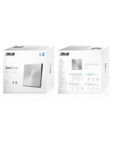 HARD DISK E SSD ESTERNI: vendita online ASUS ZenDrive U9M lettore di disco ottico DVD±RW Argento in offerta