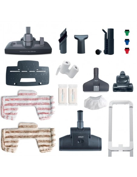 PULITORI A VAPORE: vendita online Polti MCV85_Total Clean & Turbo 0,8 L A cilindro Secco e bagnato 2200 W Senza sacchetto in ...
