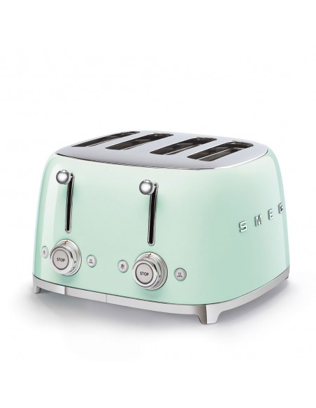 TOSTAPANE: vendita online Smeg TSF03PGEU tostapane 4 fetta/e 2000 W Verde in offerta