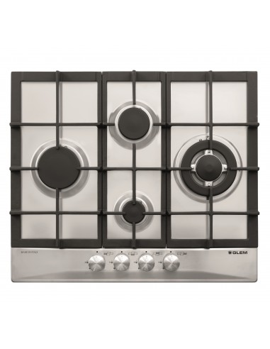 Glem Gas GT645HIX piano cottura Acciaio inossidabile Da incasso 4 F