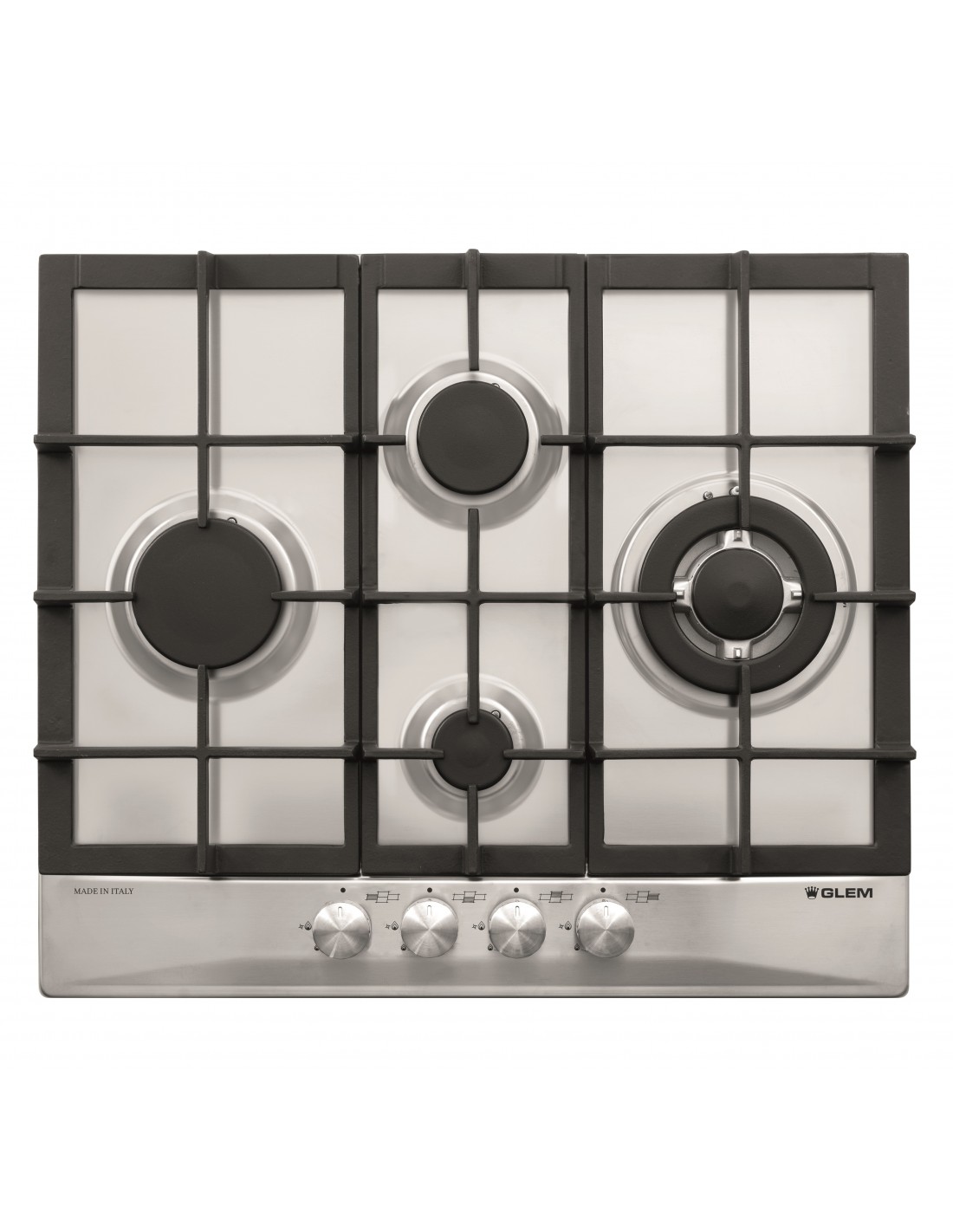 Glem Gas GT645HIX piano cottura Acciaio inossidabile Da incasso 4 F