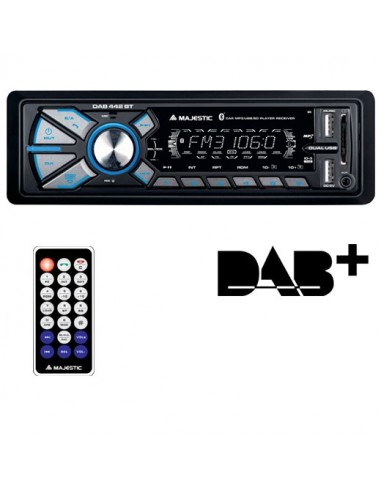 AUTORADIO: vendita online New Majestic DAB-442 BT Ricevitore multimediale per auto Nero 180 W Bluetooth in offerta