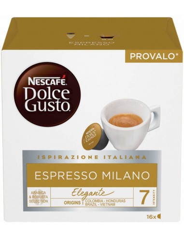 CAPSULE CAFFE': vendita online Nescafé Dolce Gusto Caffè Espresso Milano 16 Capsule in offerta