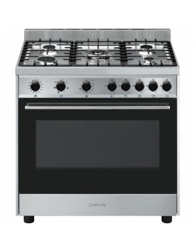 Smeg B901GMXI9 cucina Gas Acciaio inossidabile A in offerta su Overly