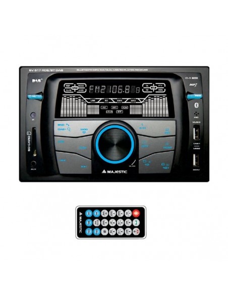 AUTORADIO: vendita online New Majestic SV-517 RDS BT DAB Nero 180 W Bluetooth in offerta