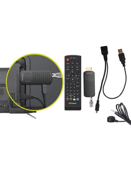 DECODER DIGITALE TERRESTRE: vendita online Strong SRT 82 DVB-T2 HDMI Dongle in offerta