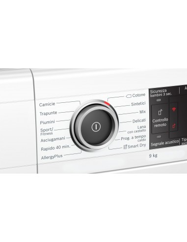 Asciugatrice Bosch Serie 4 WTN83203 - 8kg, Bianco, Caricamento Frontale, Tecnologia Anti-Vibrazione - Foto 3
