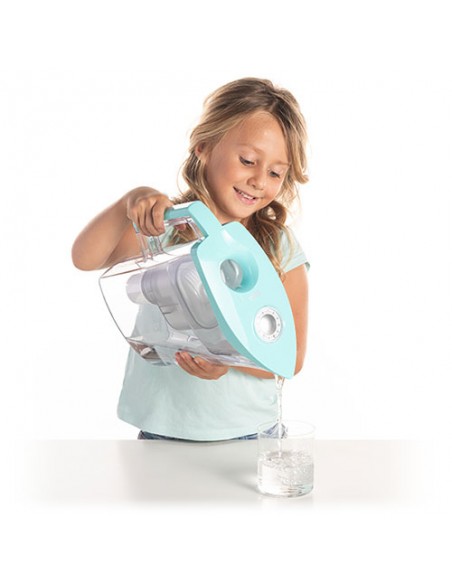 CARAFFE FILTRANTI: vendita online Laica UFSBE02 Filtraggio acqua Filtro d'acqua manuale 3 L Trasparente, Turchese in offerta