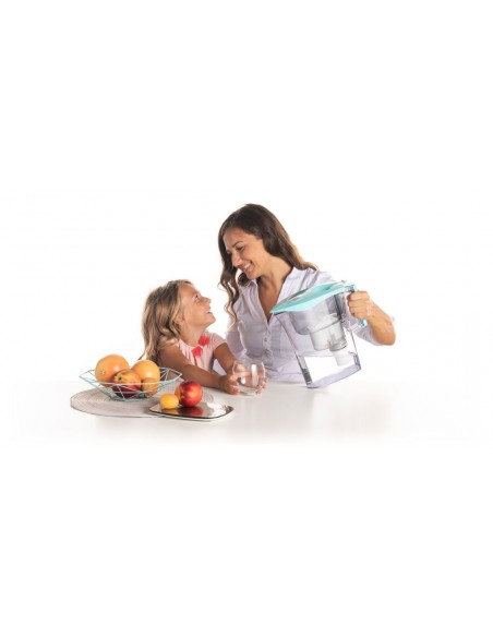 CARAFFE FILTRANTI: vendita online Laica UFSBE02 Filtraggio acqua Filtro d'acqua manuale 3 L Trasparente, Turchese in offerta