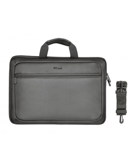 BORSE E ZAINI: vendita online Trust York borsa per notebook 39,6 cm (15.6") Custodia a tasca Nero, Grigio in offerta