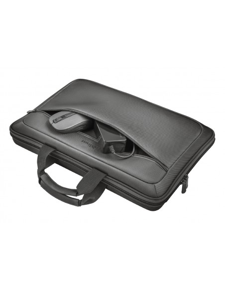 BORSE E ZAINI: vendita online Trust York borsa per notebook 39,6 cm (15.6") Custodia a tasca Nero, Grigio in offerta