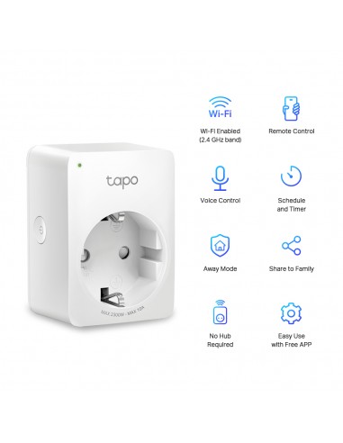 PRESA ELETTRICA WIFI: vendita online TP-Link Tapo P100 presa intelligente 2300 W Bianco in offerta