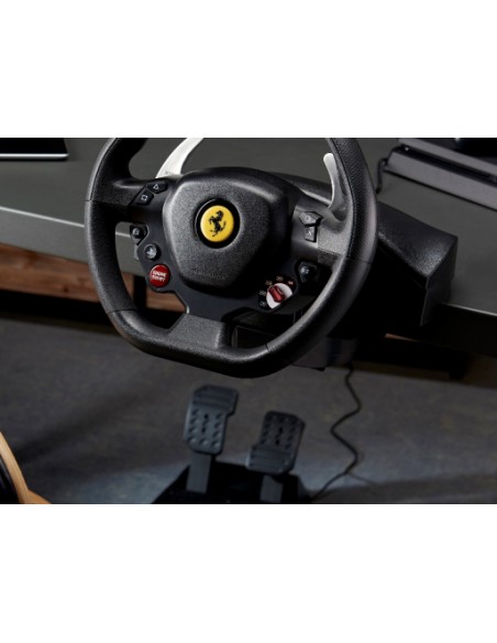 ACCESSORI PS4: vendita online Thrustmaster T80 Ferrari 488 GTB Edition Nero Sterzo + Pedali Digitale PlayStation 4 in offerta