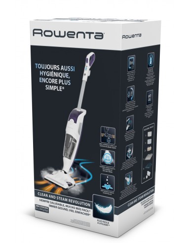 Rowenta RY7731 Clean \u0026 Steam Revolution, Scopa Lavapavimenti a Vapo