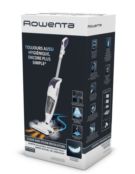 Rowenta RY7731 Clean \u0026 Steam Revolution, Scopa Lavapavimenti a Vapo
