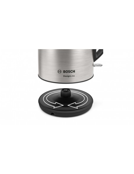 VAPORIERE: vendita online Bosch TWK3P420 bollitore elettrico 1,7 L 2400 W Nero, Stainless steel in offerta