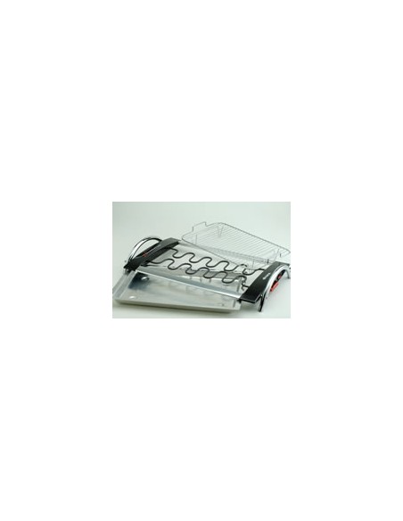 BARBECUE: vendita online Ariete 732 Churrasco Grill, Barbecue elettrico, 2000 W, Doppia Griglia in acciaio cromato, Regolazio...