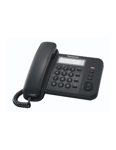 TELEFONI CON FILO: vendita online Panasonic KX-TS520EX1B telefono Telefono analogico Identificatore di chiamata Nero in offerta