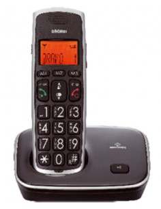 TELEFONI CORDLESS: vendita online Brondi Bravo Gold Telefono DECT Identificatore di chiamata Nero in offerta