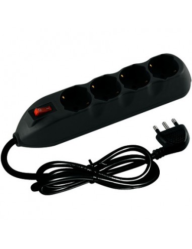 MATERIALE ELETTRICO: vendita online bticino Ciabatta Multipresa Poker - 4 Prese Universali e Interruttore Luminoso - 3500 W, ...