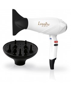 ASCIUGACAPELLI: vendita online GA.MA Leggero Ion asciuga capelli 2400 W Bianco in offerta