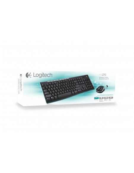 TASTIERE E MOUSE: vendita online Logitech MK270 Combo Tastiera e Mouse Wireless per Windows, 2,4 GHz Wireless, Mouse Compatto...
