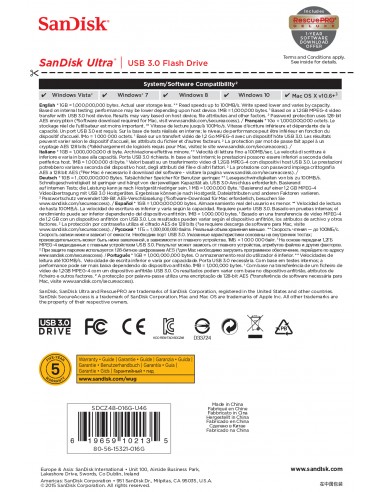 CHIAVETTE USB: vendita online SanDisk Ultra unità flash USB 16 GB USB tipo A 3.2 Gen 1 (3.1 Gen 1) Nero in offerta