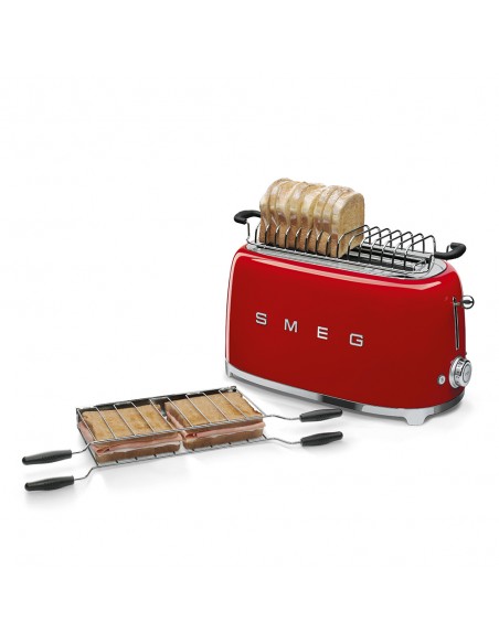 TOSTAPANE: vendita online Smeg TSF02RDEU tostapane 4 fetta/e 1500 W Rosso in offerta