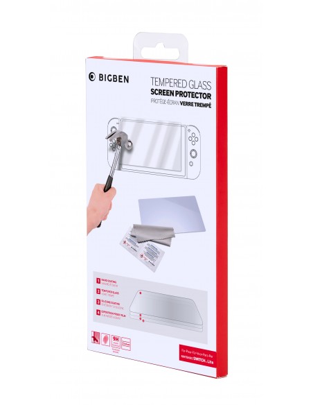 ACCESSORI SWITCH: vendita online Bigben Interactive SWITCH2TEMPGLASS parte e accessorio per console da gioco Protezione per s...