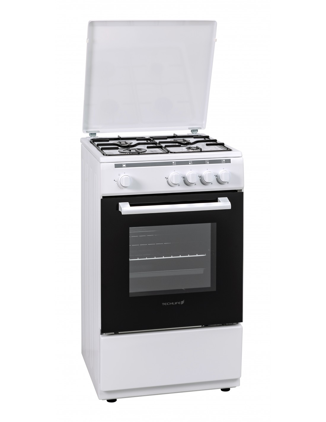 Techlife TLCK55FGB cucina Gas Bianco in offerta su Overly