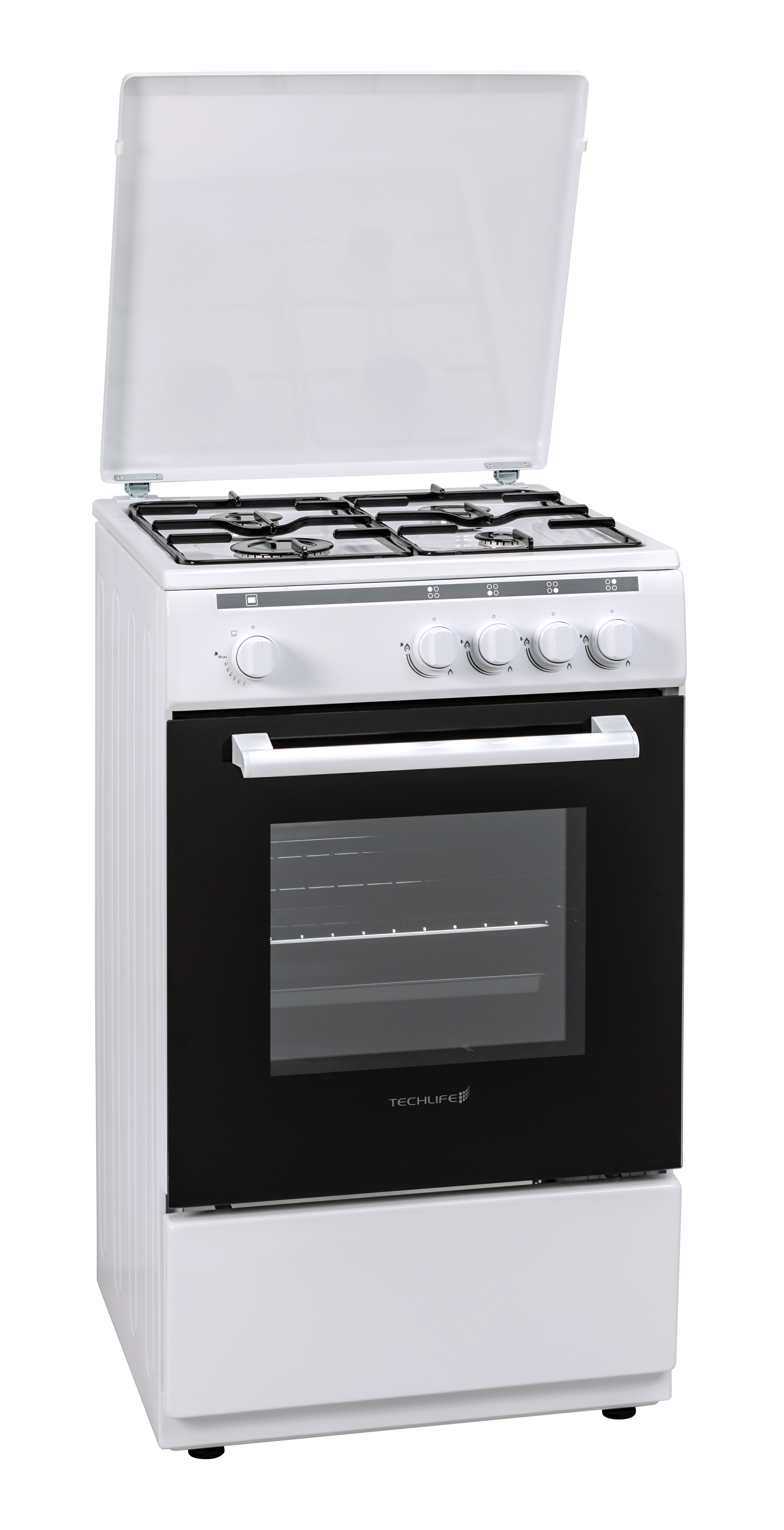 Techlife TLCK55FGB cucina Gas Bianco in offerta su Overly