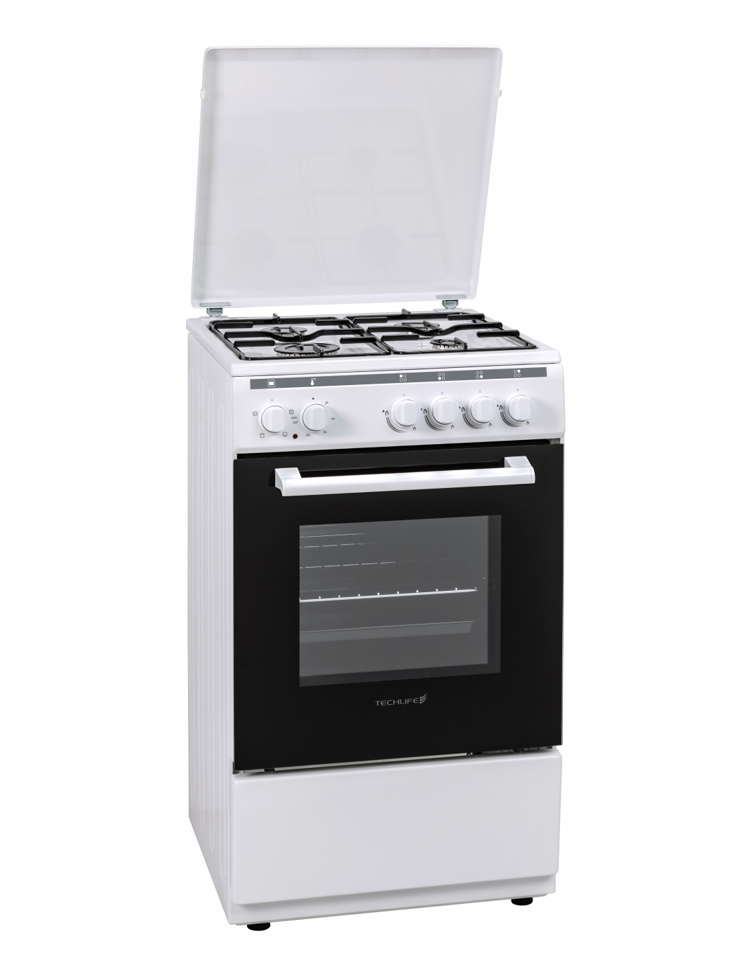 Techlife TLCK55FEB cucina Gas Bianco in offerta su Overly