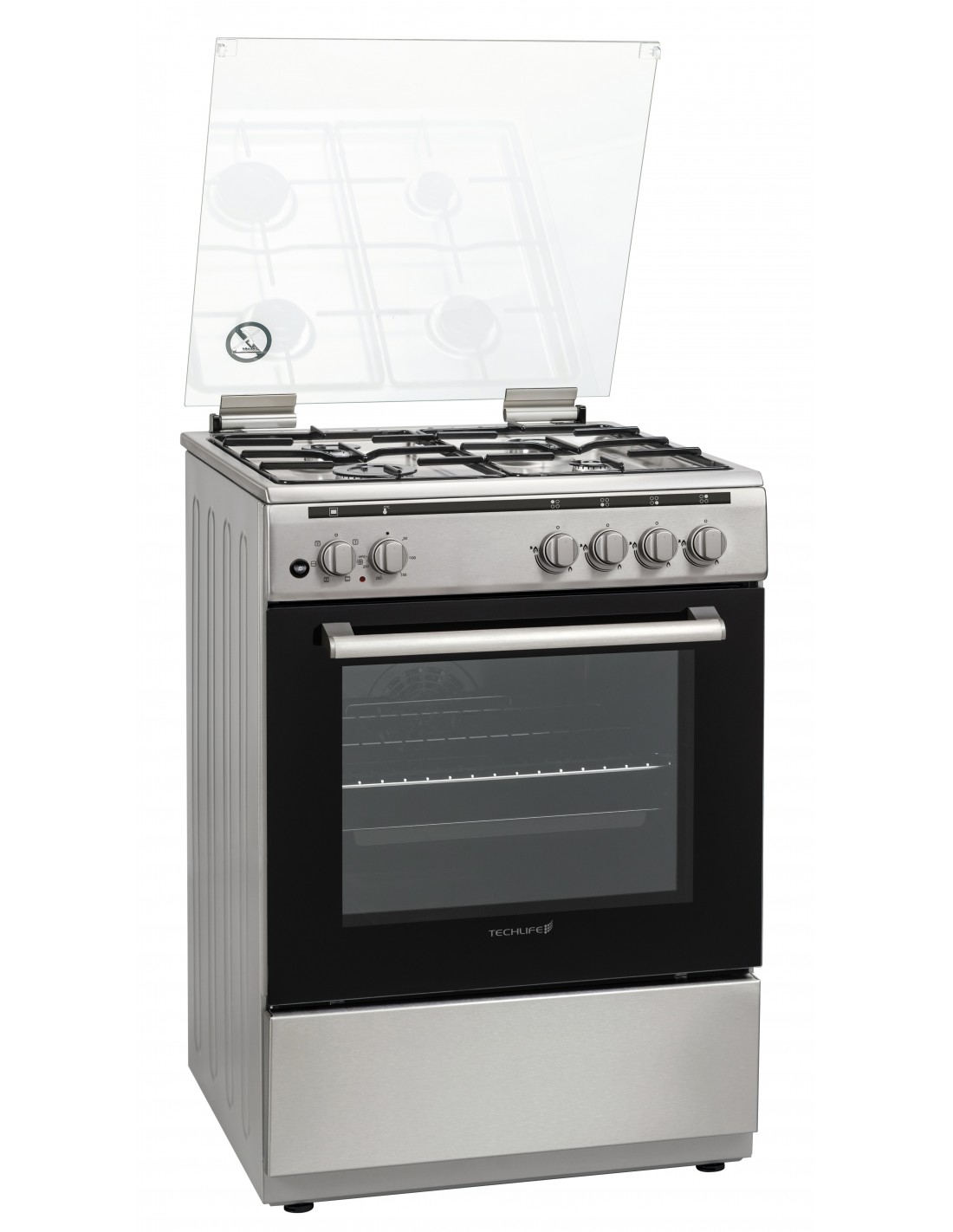 Techlife TLCK66FMX cucina Gas Acciaio inossidabile in offerta su Ov
