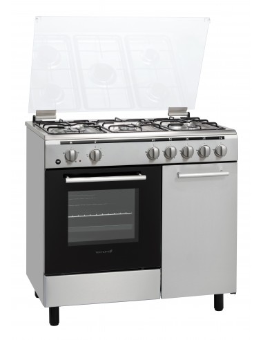 Techlife TLCK96FMX cucina Gas Acciaio inossidabile in offerta su Ov