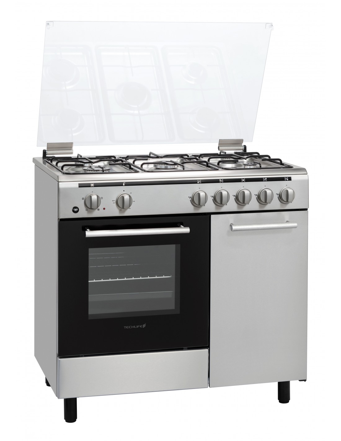 Techlife TLCK96FMX cucina Gas Acciaio inossidabile in offerta su Ov