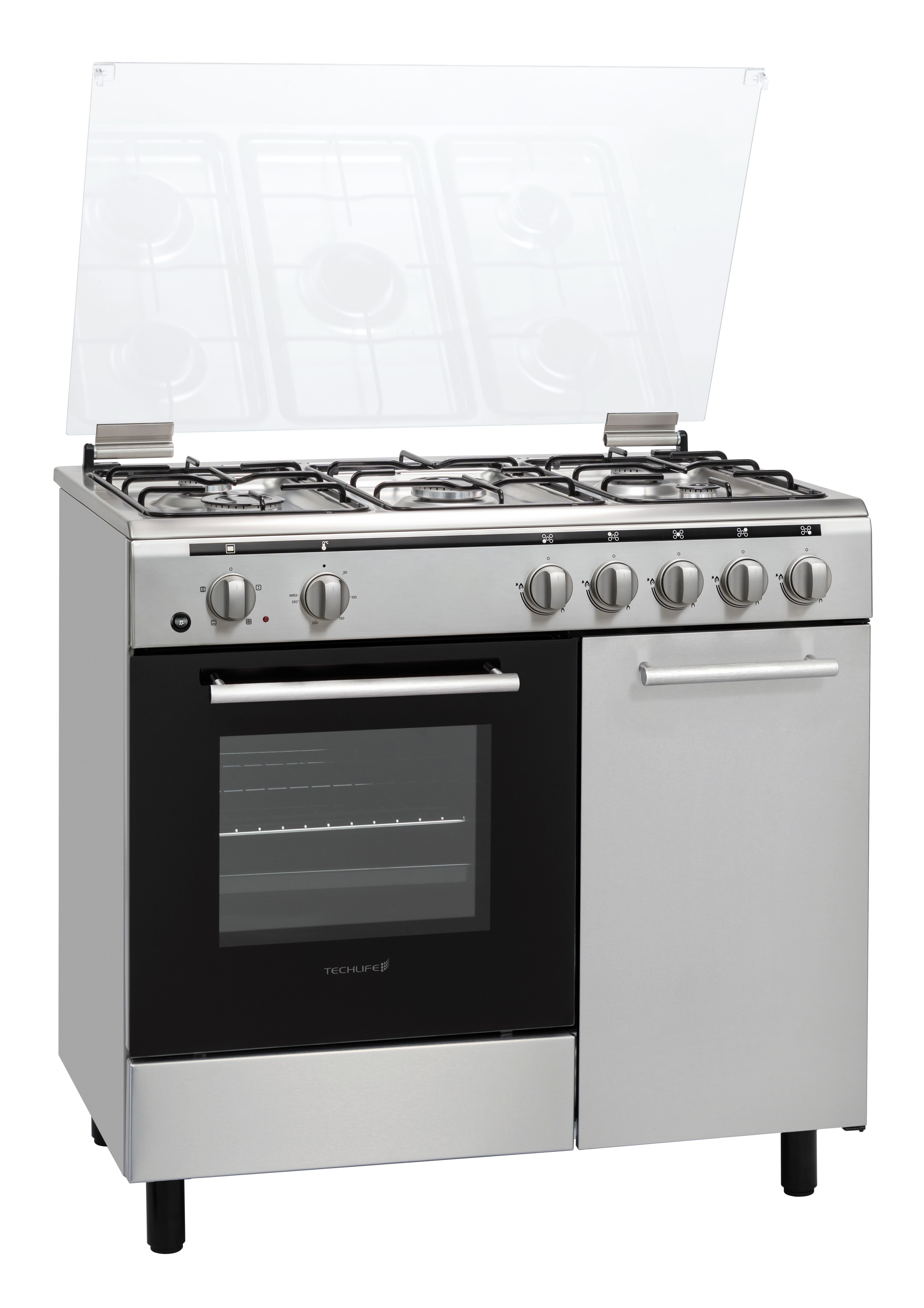 Techlife TLCK96FMX cucina Gas Acciaio inossidabile in offerta su Ov