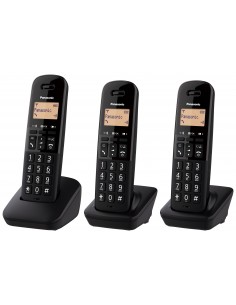 TELEFONI CORDLESS: vendita online Panasonic KX-TGB613 Telefono DECT Identificatore di chiamata Nero in offerta