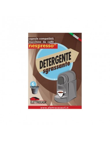 ACCESSORI CAFFE': vendita online Elettrocasa AS47 Detergente Sgrassante Compatibile per Macchine Caffe' Nespresso in offerta
