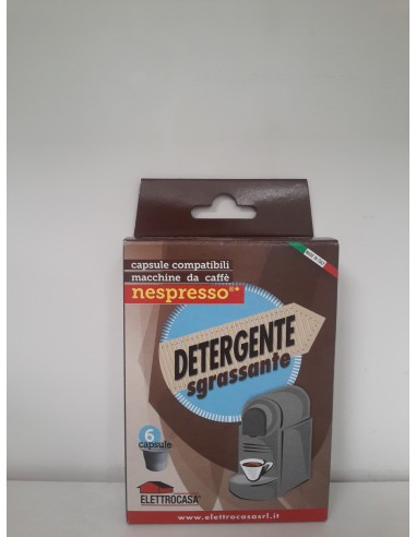 ACCESSORI CAFFE': vendita online Elettrocasa AS47 Detergente Sgrassante Compatibile per Macchine Caffe' Nespresso in offerta