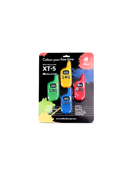 WALKIE TALKIE: vendita online Midland C1425.01 ricetrasmittente Blu, Verde, Arancione, Rosso in offerta