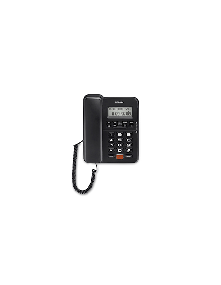 TELEFONI CON FILO: vendita online Brondi Office Desk Telefono DECT Identificatore di chiamata Nero in offerta
